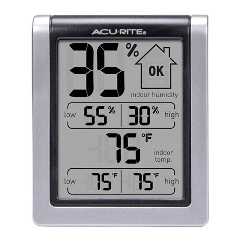 humidity monitor home depot|digital thermometer with humidity display.